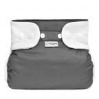 T-TOMI Orthopädisches Spreizhöschen für breites Wickeln - druckknöpfe Grey (5-9kg) 